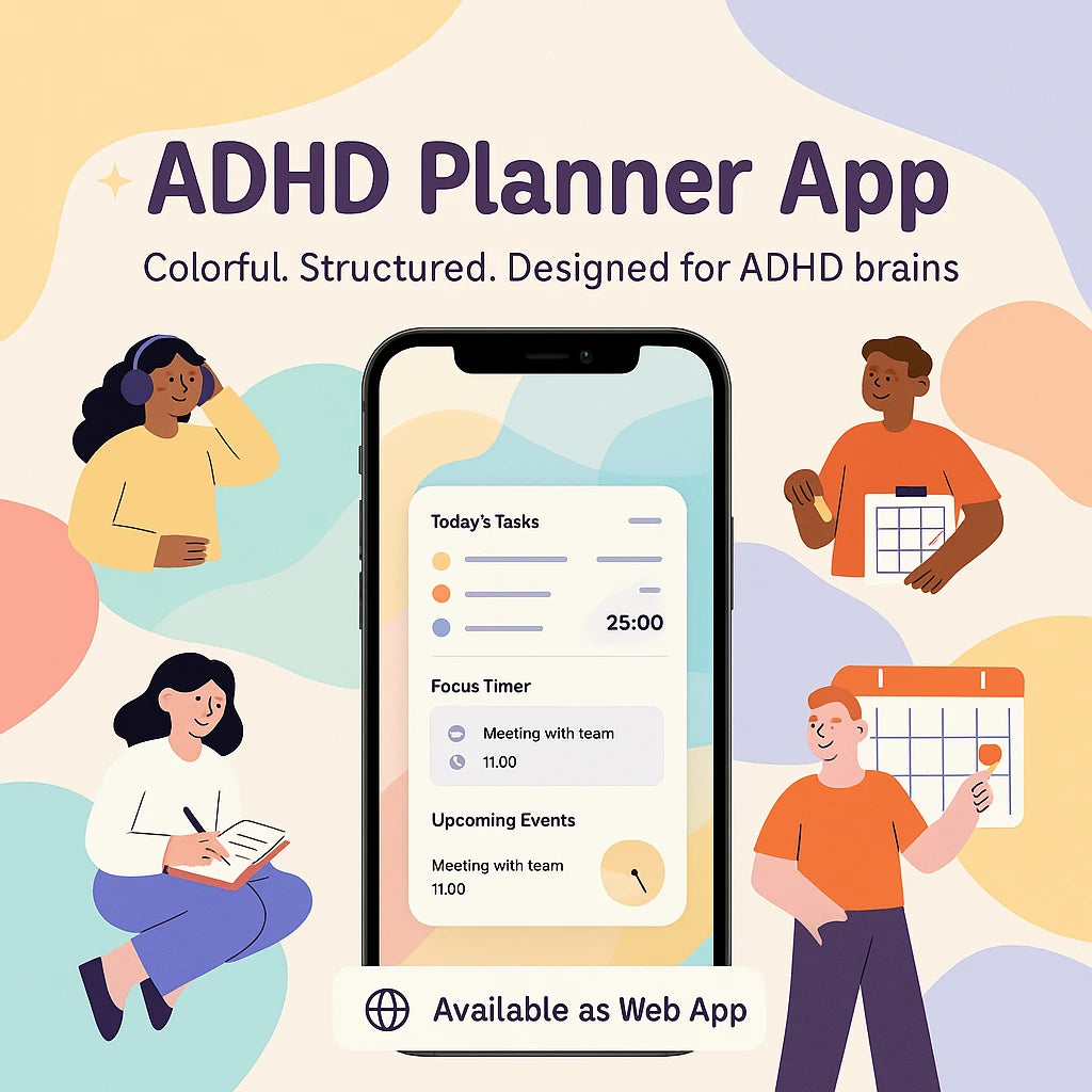 ADHD Planner WEB APP – LIFETIME ACCESS